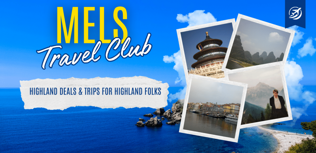 mels travel club banner